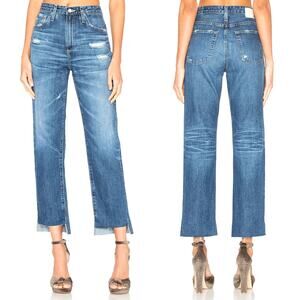 AG Adriano Goldschmied The Phoebe Vintage High Waisted Tapered Leg Jeans Size 25